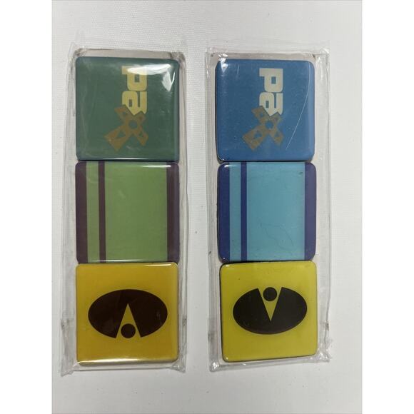 Penny Arcade Expo Pax Prime West 2014 Magnet (2)sets of 3 Unopened